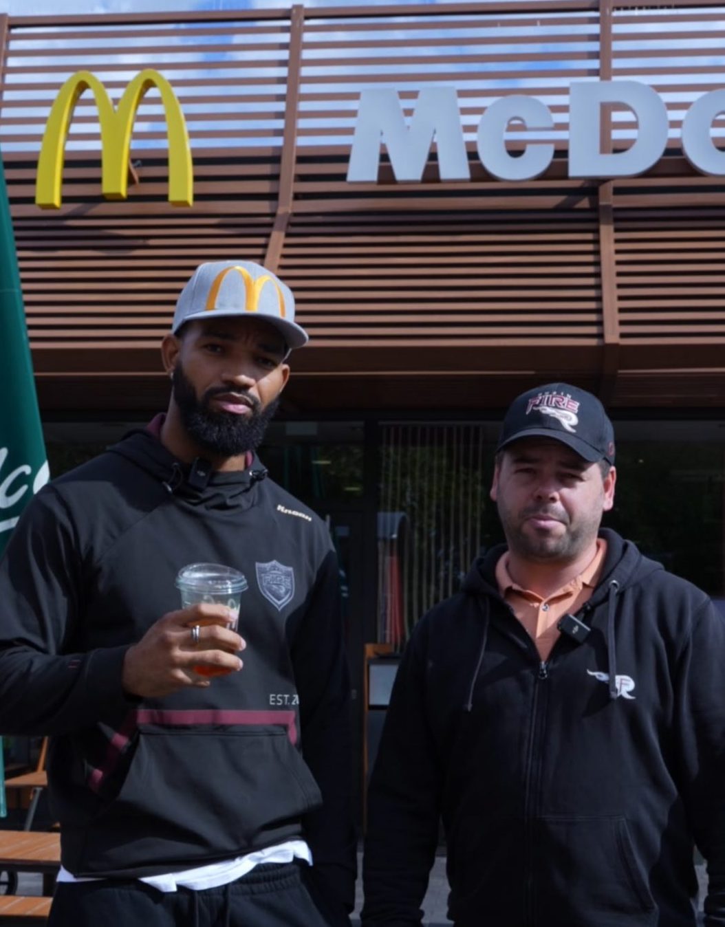 McDonald’s in Oberhausen tischt Rhein Fire auf